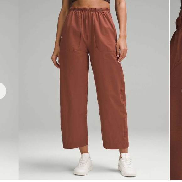 Lululemon Lightweight Mid-Rise Barrel Leg Cropped Pant Ancient Copper - Picture 2 of 15